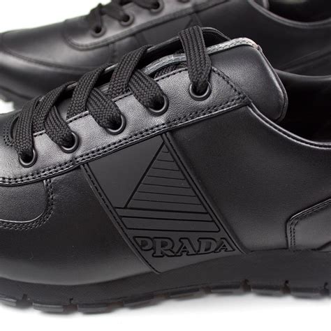 prada calzature uomo nero|prada shoes men sale outlet.